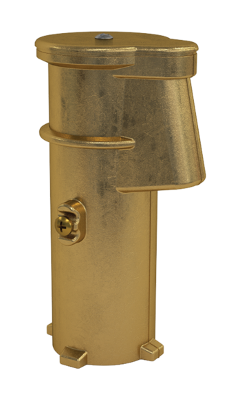 6 Inch Brass Anchor Socket with Cap
